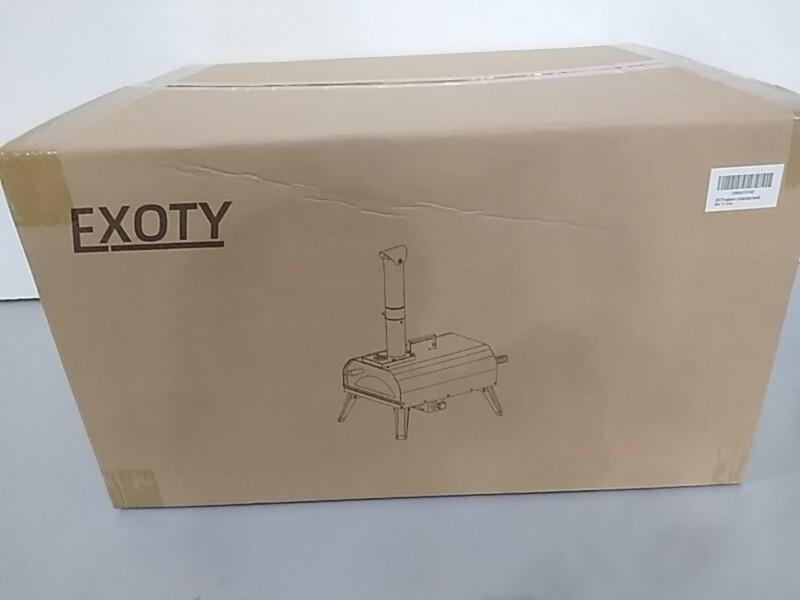 Outdoor Portable 12" Wood Pellet Burning Pizza Oven With Stone - MSRP $180