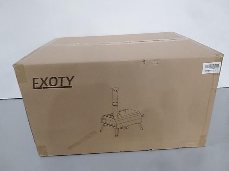 Outdoor Portable 12" Wood Pellet Burning Pizza Oven With Stone - MSRP $180