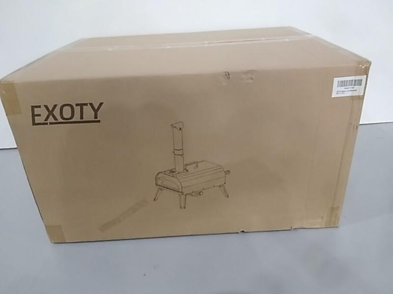 Outdoor Portable 12" Wood Pellet Burning Pizza Oven With Stone - MSRP $180