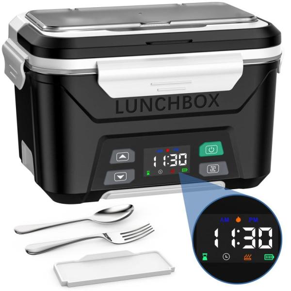 Kitchen - EAST OAK Cordless Electric Lunch Box, SANMOPTS Food Warming Mat, Cuisinart Belgian Waffle Maker - MSRP $1,703