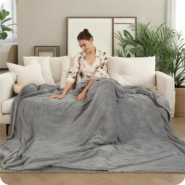 Home - DUODUO 72" x 84" Full Size Electric Heated Blanket, DONAMA Cervical Pillow for Neck and Shoulder - MSRP $8,239