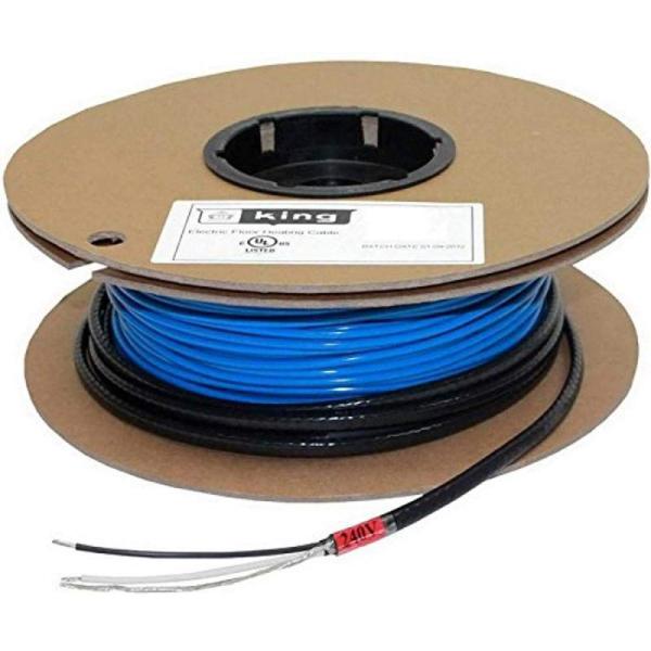 Home Improvement - KING FC FLOOR CABLE 240V 840W 70 SQFT W/STRAPPING, DELTA FAUCET 3530LF-SSMPU Faucet - MSRP $19,407