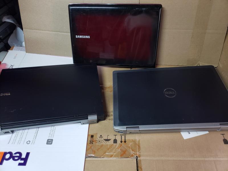 DELL AND SAMSUNG LOT OF 3 LAPTOPS