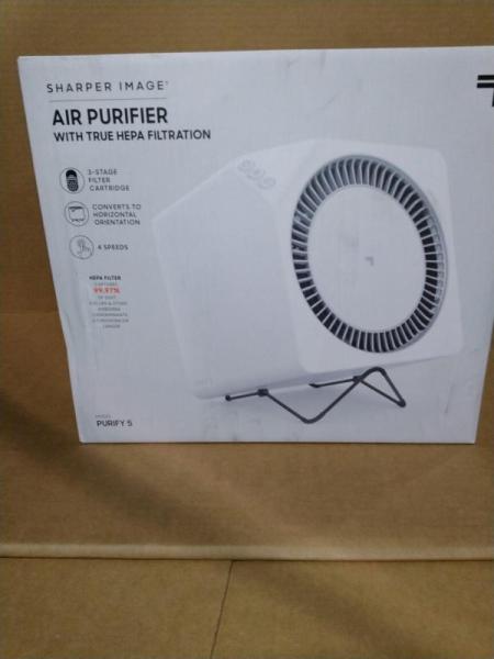 Pallet of Sharper Image Purify 5 White Air Purifiers - MSRP $1,799