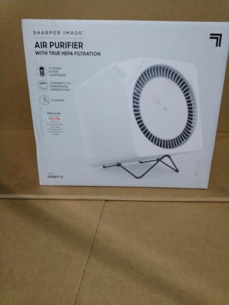 Pallet of Sharper Image Purify 5 White Air Purifiers - MSRP $3,599