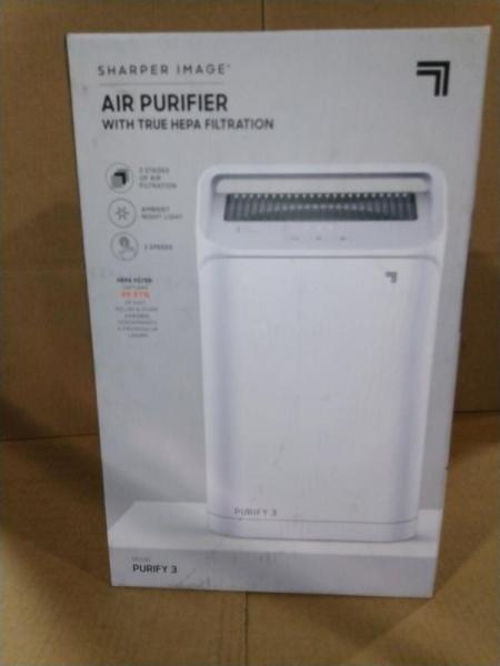 Pallet of Sharper Image Purify 3 White Air Purifiers - MSRP $4,319