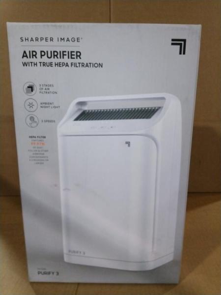Pallet of Sharper Image Purify 3 White Air Purifiers - MSRP $4,319