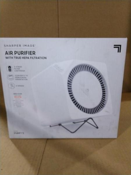 Pallet of Sharper Image Purify 5 & 3 White Air Purifiers - MSRP $4,039