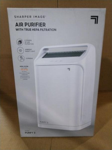 Pallet of Sharper Image Purify 5 & 3 White Air Purifiers - MSRP $4,039