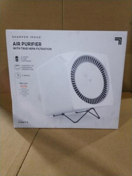 Pallet of Sharper Image Purify 5 White Air Purifiers - MSRP $4,399