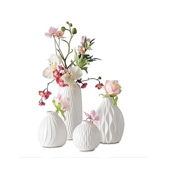 Home - Iconic Scandi Vase Set, Creative Mark Aluminum Frames, Ailonen Duvet Cover Set - MSRP $20,542