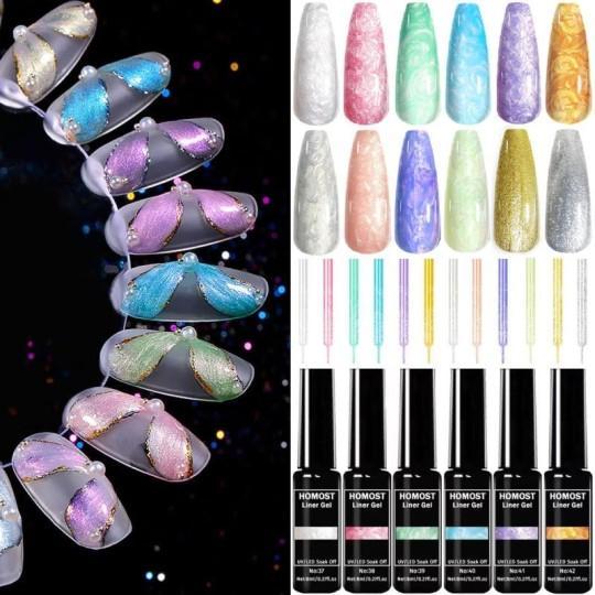 Beauty - Homost Nail Polish Set, Professional Cordless Hair Clippers, Bingbrush Lip Gloss - MSRP $4,255