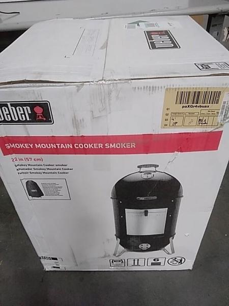 Weber 22-inch Smokey Mountain Cooker Charcoal Smoker - MSRP $549