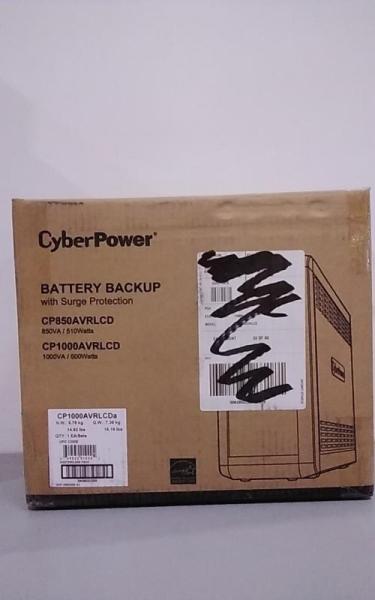 NEW - CyberPower Uninterruptible 600-Watt 9-Outlet Power Supply, CP1000AVRLCD - MSRP $115