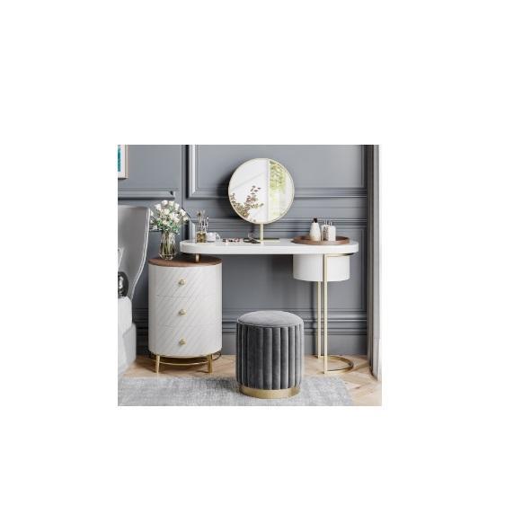 Housewares - Dual Shower Head System, Modern Makeup Vanity Table, 63in Modern Dining Table & More - Est Retail $4,859