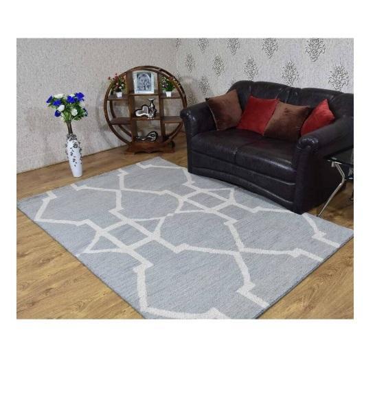 Rugs - Hand Knotted Wool Geometric, Mohawk Home Ber Vernon Woven, Concentric Rectangle Geometric - Est Retail $8,936