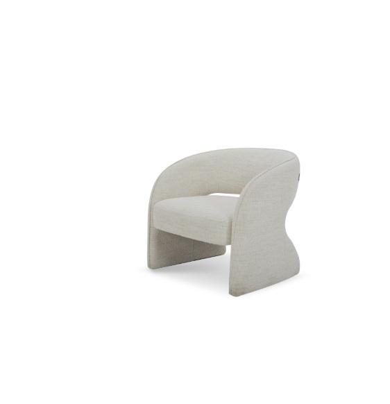 Housewares - Modrest Luby Modern Cream Fabric Accent Chair, Hasina Grey Dining Chairs - Est Retail $8,335
