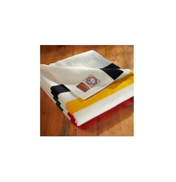 Housewares - Pendleton 50717 National Parks Glacier Blanket, Green Heather Yakima Camp Wool Blanket - Est Retail $9,267