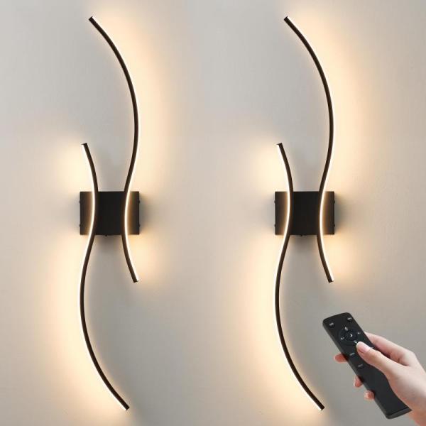 KARTOOSH Battery Operated Wall Sconces Set of Two - MSRP $112