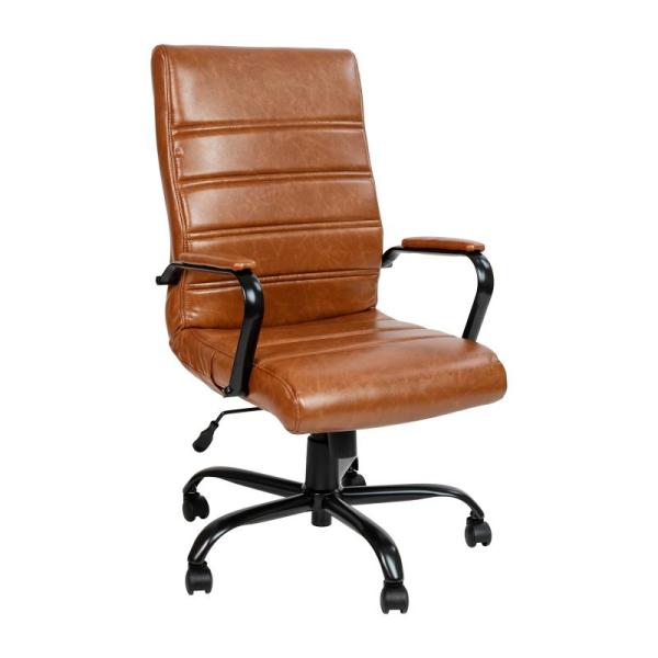 Flash Furniture Whitney High-Back Swivel LeatherSoft Desk - MSRP $230