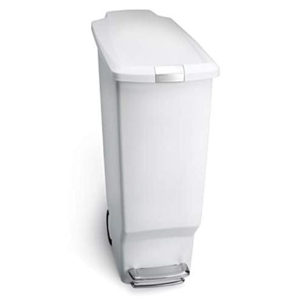 simplehuman 40 Liter / 10.6 Gallon Slim Kitchen Step Trash - MSRP $34