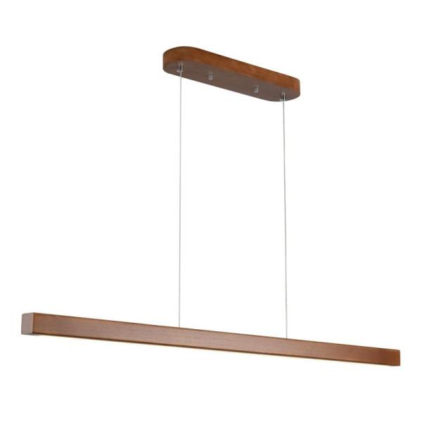 YISDESIGN 47" 36W Modern LED Wood Linear Pendant Light Fixtures - MSRP $158