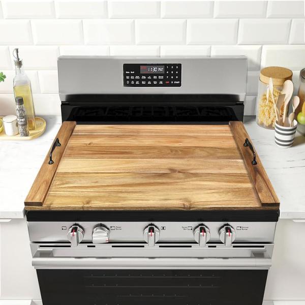 GASHELL Noodle Board Stove Cover with Handles for Electric - MSRP $60