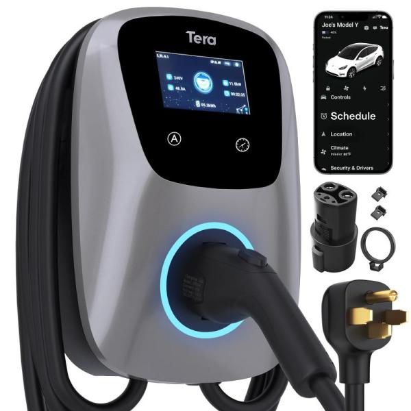Tera Electric Vehicle Charger for Tesla J1772 Level 2 EVs - MSRP $126