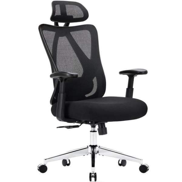 Home Office Desk Chair Ergonomic Rolling Work Swivel High - MSRP $145