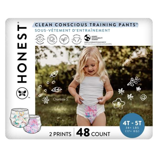 The Honest Company 3 Pack Clean Conscious Training Pants - MSRP $37