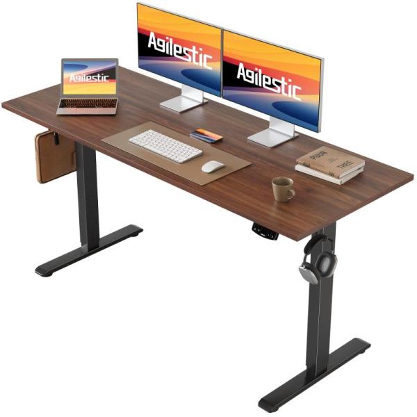 Agilestic 55" x 24" Height Adjustable Electric Standing Desk Computer Table - MSRP $126