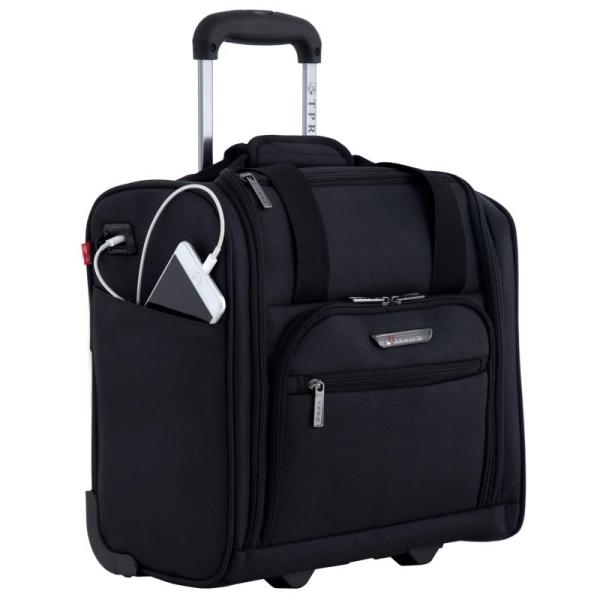 TPRC Smart Under Seat Carry-On Luggage with USB Charging - MSRP $46