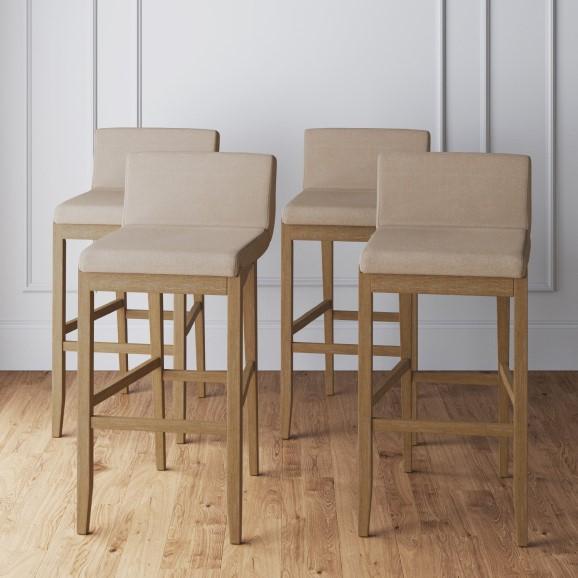 Furniture - Gracie Barstool Set, Lionel Dining Chair Set, Eliana Hexagon Coffee Table - Est Retail $2,700