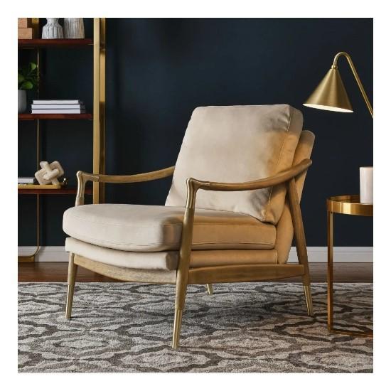 Furniture - Langford Accent Armchair, Leick End Table, Bailey Flip Top Storage Bench - Est Retail $3,533