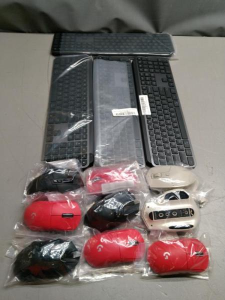 C Grade Video Games - Logtitech - Gaming Mouse, Keyboard, & Headset - MSRP $2,869