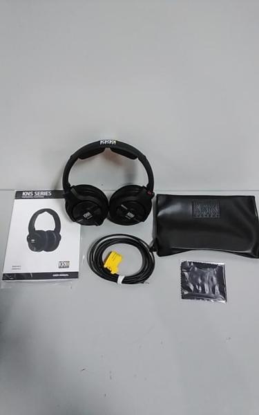 KRK KNS 6402 Studio Mixing/Mastering Headphones, Black (KNS-6402) - MSRP $85