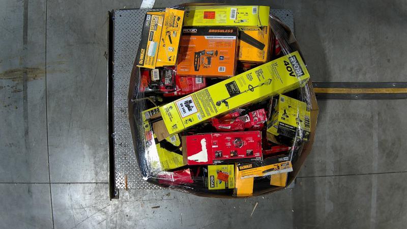 Hardware & Tools - RYOBI 18V 6-Tool Combo Kit, DEWALT Blower Kit, Milwaukee, RIDGID, BLACK+DECKER - Est Retail $11,084