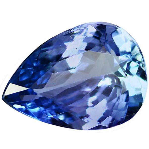 TANZANITE Gemstone PEAR CUT 1.43 Carats VVS Quality Ring-Pendant