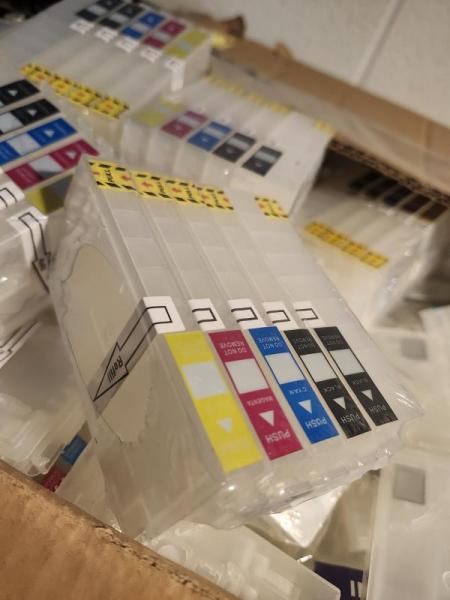50 SETS .. 500 Empty chipless for Epson T812 xl 822xl 802xl