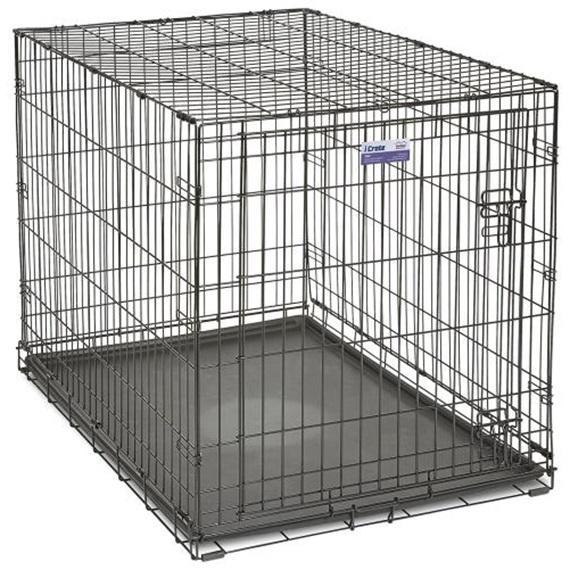 MidWest Homes for Pets 36" x 23" x 25" Newly Enhanced Single & Double Door Dog Crate - MSRP $50
