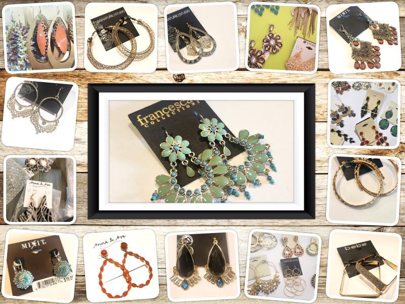 60 Pairs of Designer & Name Brand Earrings Timeless Style,