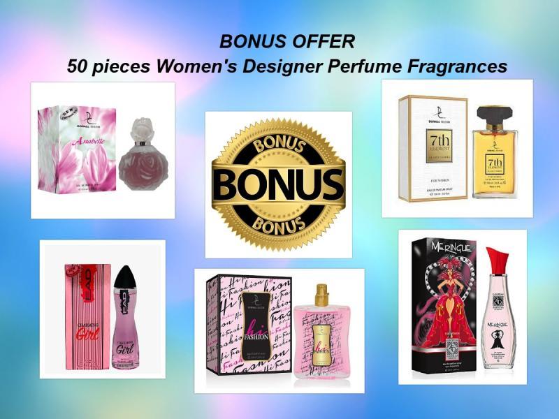 MOTHER'S DAY BONUS Women's Designer Inspired Perfumes 50 pcs