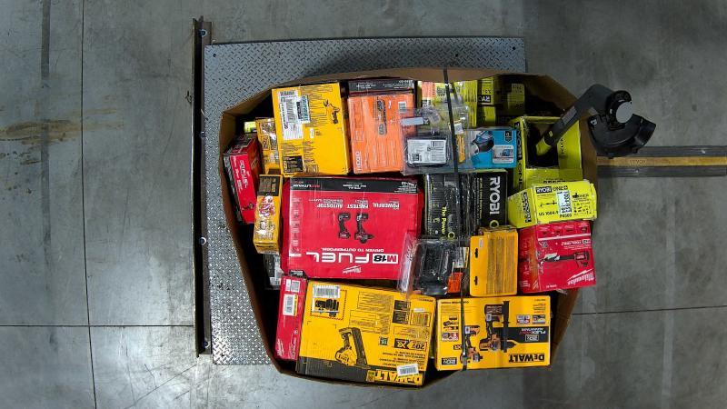Tools & Hardware - DEWALT, Milwaukee, RYOBI, RIDGID, BLACK+DECKER - Est Retail $6,736
