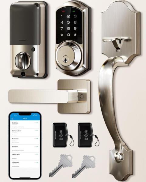Home Improvement - Veise Smart Lock Set, Hornbill Smart Lock Set, Wiviniya Lighted Ceiling Fan - MSRP $11,535