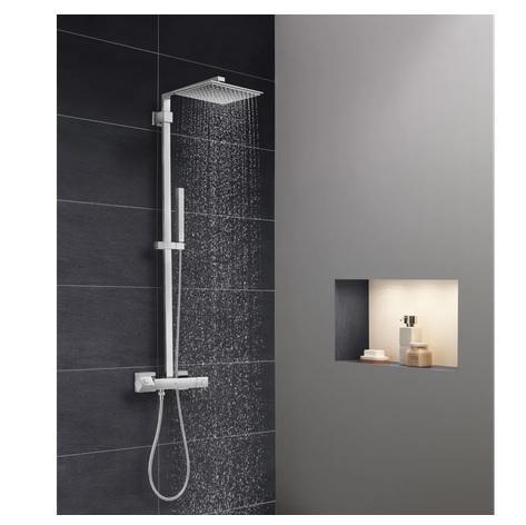Grohe 26420000 Double Handle Thermostatic Shower System - MSRP $864