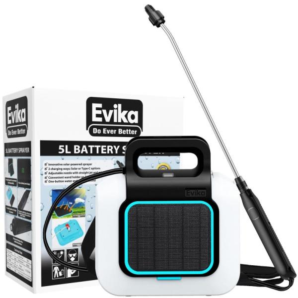 Lawn & Garden - EVIKA DO EVER BETTER Solar Powered Sprayers, DJROLL Insect Traps, YUEARN Trimmer Handles - MSRP $10,496