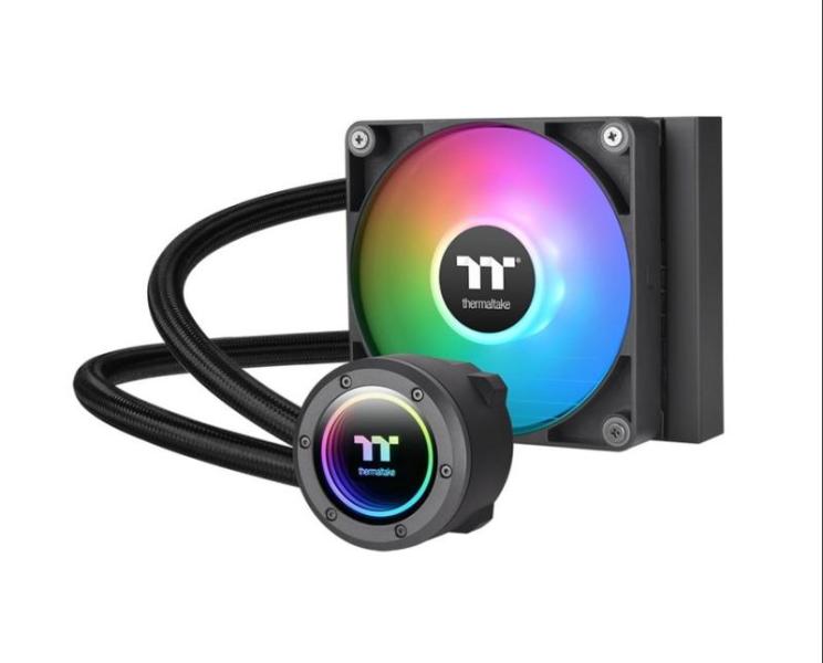 Thermaltake TH120 ARGB Sync V2 CPU Liquid Cooler/AlO Liquid Cooling/Fan, CL-W360-PL12SW-A , Black - MSRP $75