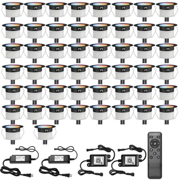Home Improvement - Sumaote 50 Piece 1.22" LED Deck Lights Kit, MODERN 216W 25pk Hexagon Garage Lights - MSRP $11,658