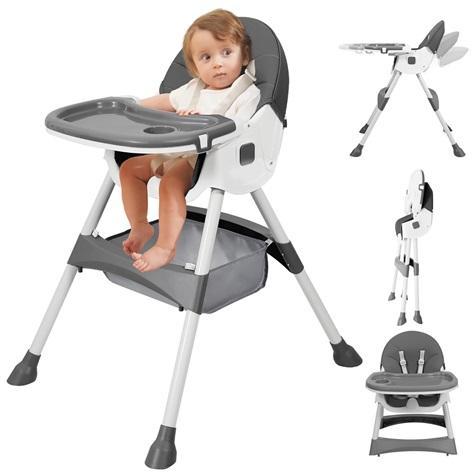 6 in 1 Convertible High Chair for Babies and Toddlers with 5-Point Safety Harness - MSRP $89
