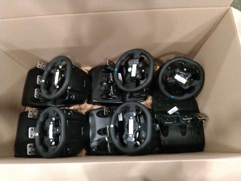 C Grade Video Games - Logitech G920 & G923 Gaming Steering Wheels - MSRP $1,599